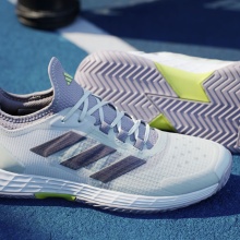 adidas Tennis Shoes Adizero Ubersonic 4.1 Allcourt/Lightness 2024 white/grey/jade green Women